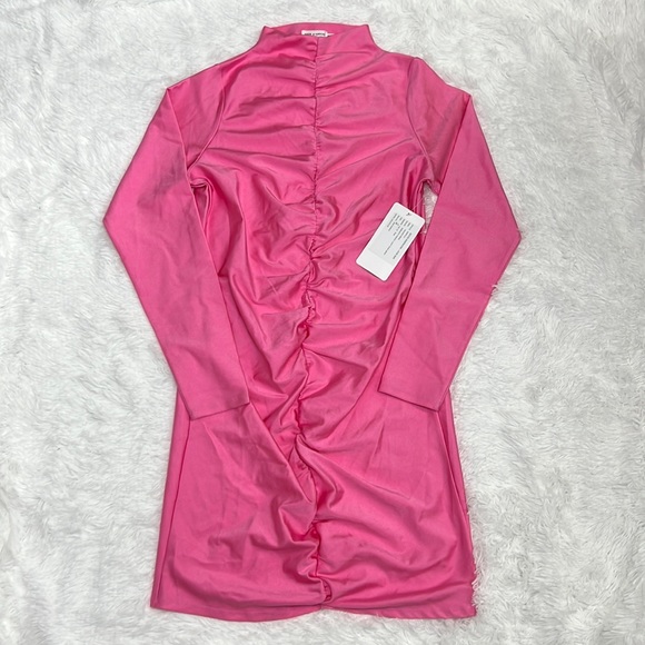 GOOD‎ AMERICAN RUSHED DRESS - Picture 1 of 4